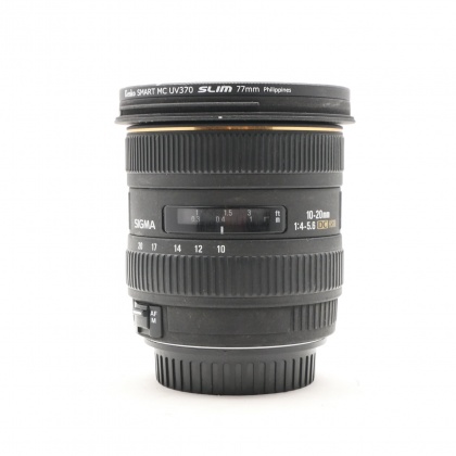 Used Sigma 10-20mm f3.5-5.6 DC lens for Canon EOS Used Sigma 10-20mm f3.5-5.6 DC lens for Canon EOS