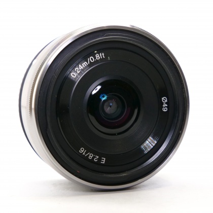 Used Sony E 16mm f2.8 lens Used Sony E 16mm f2.8 lens