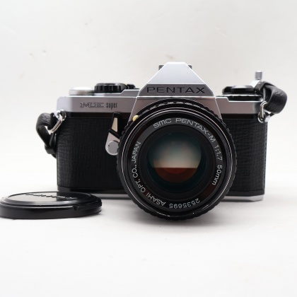 Used Olympus Pentax ME Super 35mm SLR with 50mm lens Used Olympus Pentax ME Super 35mm SLR with 50mm lens
