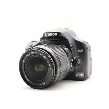 Used Canon EOS 450D DSLR with 18-55mm lens Used Canon EOS 450D DSLR with 18-55mm lens