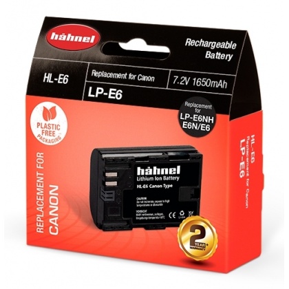 Hahnel HL-E6, 7.2v 1650 mah Hahnel HL-E6, 7.2v 1650 mah