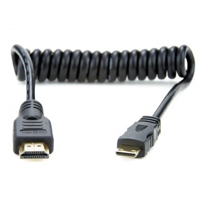 Atomos Coiled mini HDMI to full HDMI cable (30-45cm)