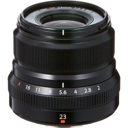 Fujifilm XF 23mm f2 R WR lens, black