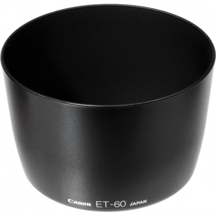 Canon Lens Hood ET-60 for the EF 75-300 MkII/MkIII and EF-S 55-250 lenses Canon Lens Hood ET-60 for the EF 75-300 MkII/MkIII and EF-S 55-250 lenses