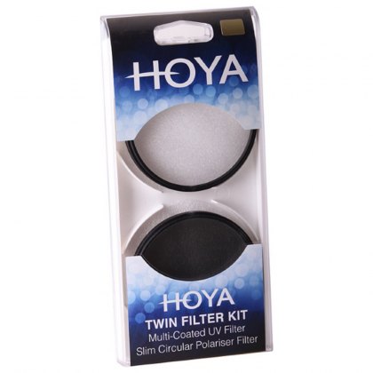 Hoya 77mm UV Filter & Circular Polariser Twin Kit
