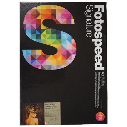 Fotospeed Signature NST Bright White, 315gsm, A3 x 25 Fotospeed Signature NST Bright White, 315gsm, A3 x 25