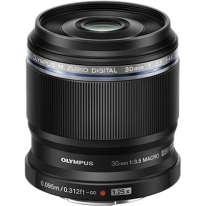Olympus M.ZUIKO DIGITAL ED 30mm f3.5 Macro lens, black Olympus M.ZUIKO DIGITAL ED 30mm f3.5 Macro lens, black