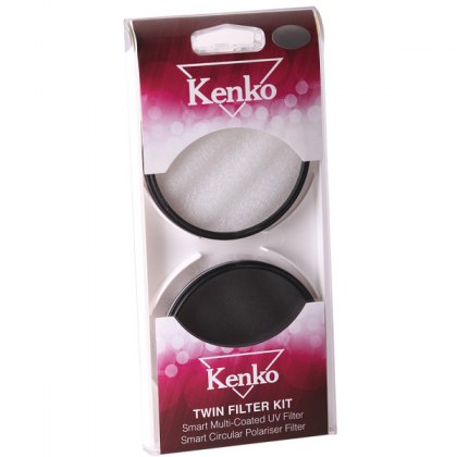 Kenko 55mm UV & Circular Polariser Twin Filter Kit Kenko 55mm UV & Circular Polariser Twin Filter Kit