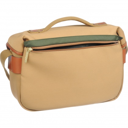Billingham Hadley Pro Camera Shoulder Bag, Khaki Canvas-Tan Trim