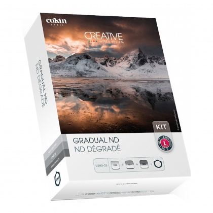 Cokin Z-Pro Graduated Neutral Density Filter Kit with Holder, U3H025 | L Size Cokin Z-Pro Graduated Neutral Density Filter Kit with Holder, U3H025 | L Size