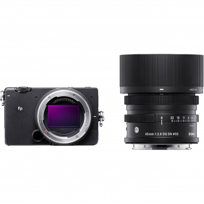 Sigma FP Mirrorless Camera with 45mm f2.8 DG DN Lens Sigma FP Mirrorless Camera with 45mm f2.8 DG DN Lens