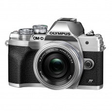 Olympus OM-D E-M10 Mark IV Mirrorless Camera, Silver with 14-42mm Lens Olympus OM-D E-M10 Mark IV Mirrorless Camera, Silver with 14-42mm Lens