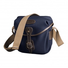 Billingham Hadley Digital Camera Shoulder Bag, Navy Canvas-Chocolate Trim
