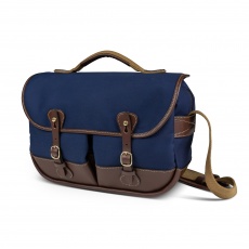 Billingham Mini Eventer Camera Bag, Navy-Chocolate Trim
