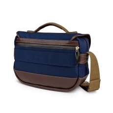 Billingham Mini Eventer Camera Bag, Navy-Chocolate Trim
