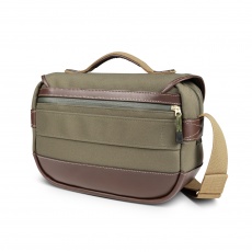 Billingham Mini Eventer Camera Bag, Sage Fibrenyte-Chocolate Trim