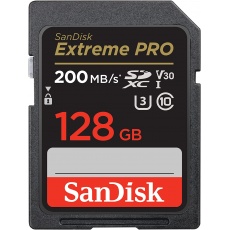 SanDisk 128GB SDXC Extreme Pro R200/W90MB/s V30