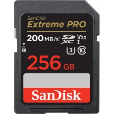 SanDisk 256GB SDXC Extreme Pro R200/W140MB/s V30