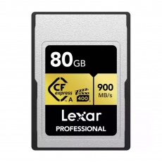 Lexar 80GB CFexpress Type A Gold R900/W800MB/s Lexar 80GB CFexpress Type A Gold R900/W800MB/s