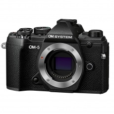 OM System OM-5 Mirrorless camera body, Black OM System OM-5 Mirrorless camera body, Black