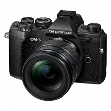OM System OM-5 Mirrorless camera with 12-45mm Pro lens, Black OM System OM-5 Mirrorless camera with 12-45mm Pro lens, Black