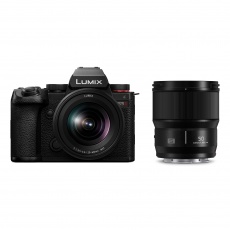 Panasonic Lumix S5II Mirrorless Camera with 20-60 and 50mm lenses