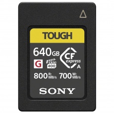 Sony 640GB CFexpress Tough Type A, R800/W700MB/s Sony 640GB CFexpress Tough Type A, R800/W700MB/s