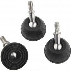 Slik Rubber Feet 50mm, Set of 3