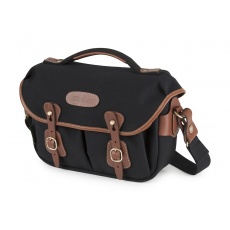 Billingham Hadley Small Pro, Black Canvas-Tan Trim Billingham Hadley Small Pro, Black Canvas-Tan Trim