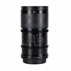 Sirui Saturn 35mm T2.9 1.6x Carbon Fibre Full-frame Anamorphic E Mount lens, Blue Flare