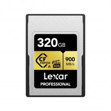 Lexar 320GB CFexpress Type A Gold R900/W800MB/s Lexar 320GB CFexpress Type A Gold R900/W800MB/s