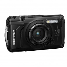 OM System Tough TG-7 Digital Camera, Black