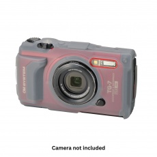 OM System CSCH-128 Silicon Case for TG-7, Grey OM System CSCH-128 Silicon Case for TG-7, Grey