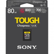 Sony 80GB CFexpress Tough Type A, R800/W700MB/s Sony 80GB CFexpress Tough Type A, R800/W700MB/s
