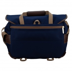Billingham 335 MKII Shoulder bag, Navy Canvas-Chocolate Trim