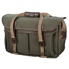 Billingham 555 MKII Shoulder bag, Sage Fibrenyte-Chocolate Trim