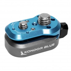 Kondor Blue Mini Lock QR Plate for Professional Camera Workflows