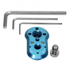 Kondor Blue Mini Lock QR Male Plate, Blue