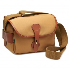 Billingham S2 Camera Shoulder Bag, Khaki Canvas-Tan Trim