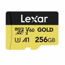 Lexar 256GB microSDXC Gold UHS-II R280/W180MB/s V60 Lexar 256GB microSDXC Gold UHS-II R280/W180MB/s V60