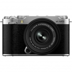 Fujifilm X-M5 Mirrorless Camera with XC15-45mm lens, Silver Fujifilm X-M5 Mirrorless Camera with XC15-45mm lens, Silver