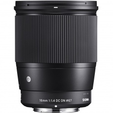 Sigma 16mm f1.4 DC DN Contemporary lens for Canon EOS RF-S Sigma 16mm f1.4 DC DN Contemporary lens for Canon EOS RF-S