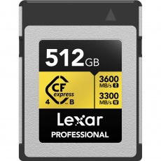 Lexar 512GB CFexpress 4.0 Type B GOLD, R3600/W3300MB/s
