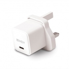 Lindy 20W USB Type C GaN Fast Charger for cameras, smartphones and all USB C devices Lindy 20W USB Type C GaN Fast Charger for cameras, smartphones and all USB C devices