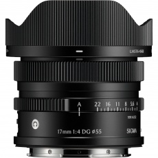 Sigma AF 17mm F4 DG I C lens for L-Mount, Black