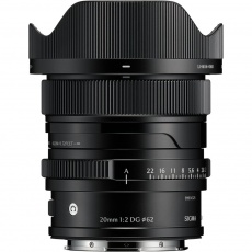 Sigma AF 20mm F2 DG I C lens for L-Mount, Black