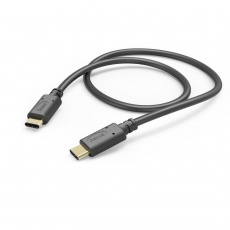 Hama USB-C to USB-C Quick Charging Cable, USB 2.0, 1 Metre, Black