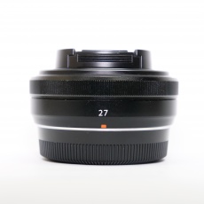 Used Fujifilm XF 27mm f2.8 lens, black Used Fujifilm XF 27mm f2.8 lens, black