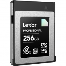 Lexar 256GB CFexpress 4.0 Type B Diamond, R3700/W3400MB/s, VPG400 Lexar 256GB CFexpress 4.0 Type B Diamond, R3700/W3400MB/s, VPG400