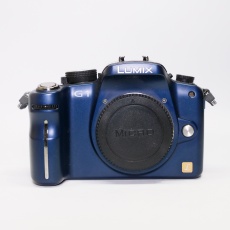 Used Panasonic Lumix G1 Mirrorless camera body, blue